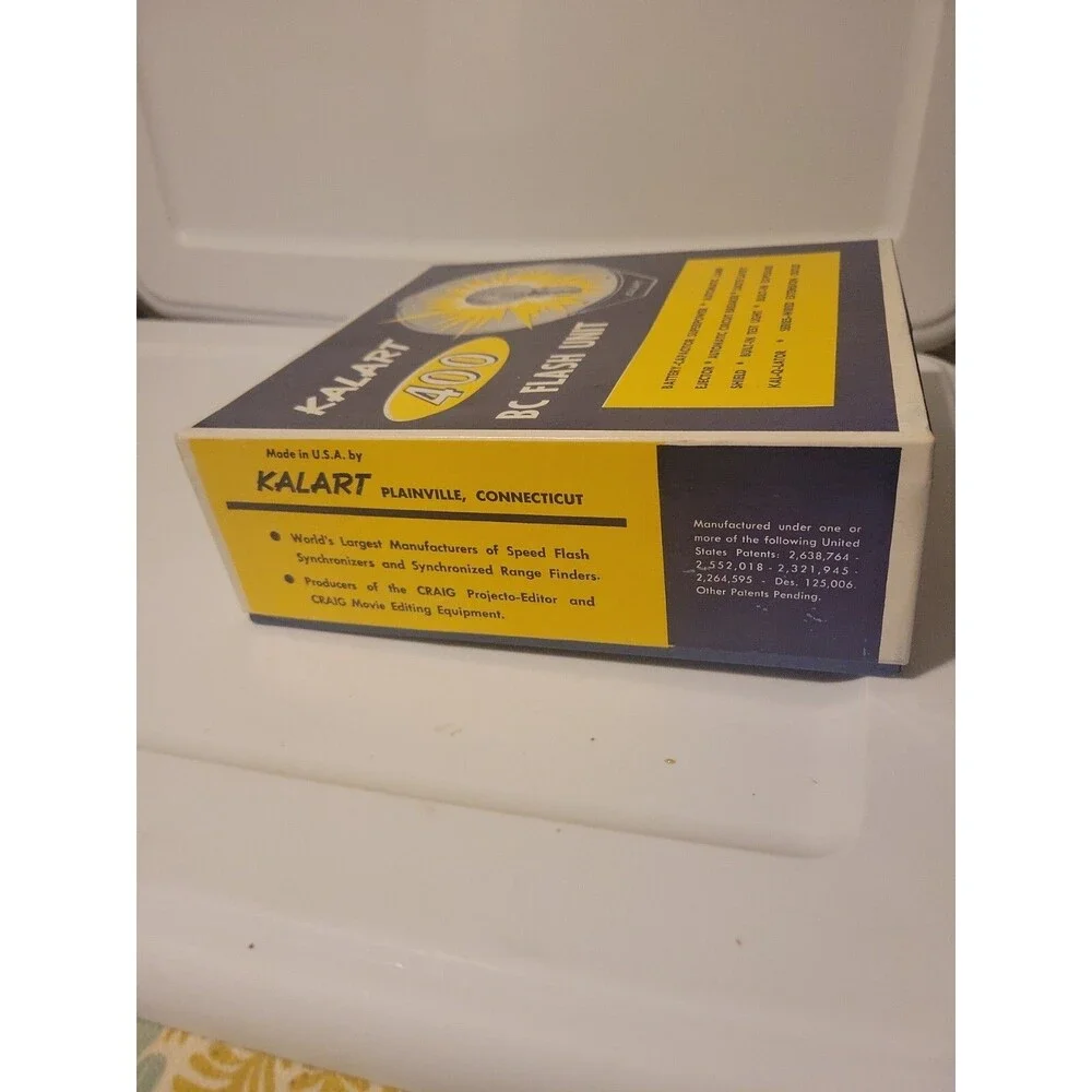Kalart 400 BC Flash Unit- Box And Cord ONLY !!!!READ!!!!